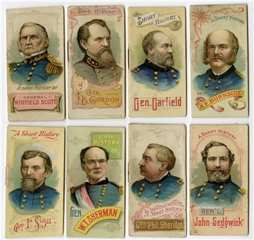 1888 N78 Duke "Histories of Generals" Booklets Partial Set (26/50)